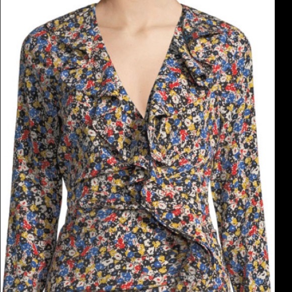 Veronica Beard Minna floral stretch silk minidress - Picture 6 of 8